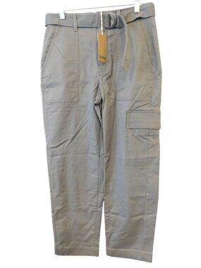 UpWest Pants Sz S NEW Green Gray Cargo Utility Belted Outdoorcore Gorpcore